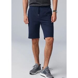 Mack Weldon Ace Sweatshort Mens Size XXL in Total Eclipse Blue